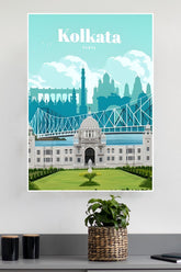 Kolkata Bridge Poster | CIty Posters