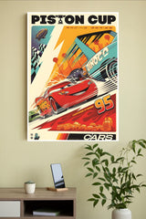 LIGHTLING McQUEEN The Cars Poster | Animated Movie Posters