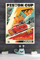 LIGHTLING McQUEEN The Cars Poster | Animated Movie Posters
