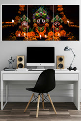LORD-JAGANNATH,-BALABHADRA,-AND-SUBHADRA-Poster-|-3-Split-Poster