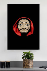 La Casa de Papel Money Heist Mask Poster | Web Series Posters