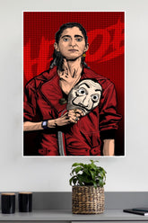 La Casa de Papel Money Heist Nairobi Poster | Web Series Posters