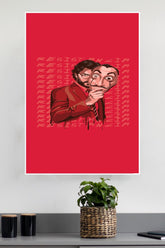 La Casa de Papel Money Heist Professor Poster | Web Series Posters