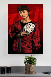 La Casa de Papel Money Heist Tokyo Poster | Web Series Posters