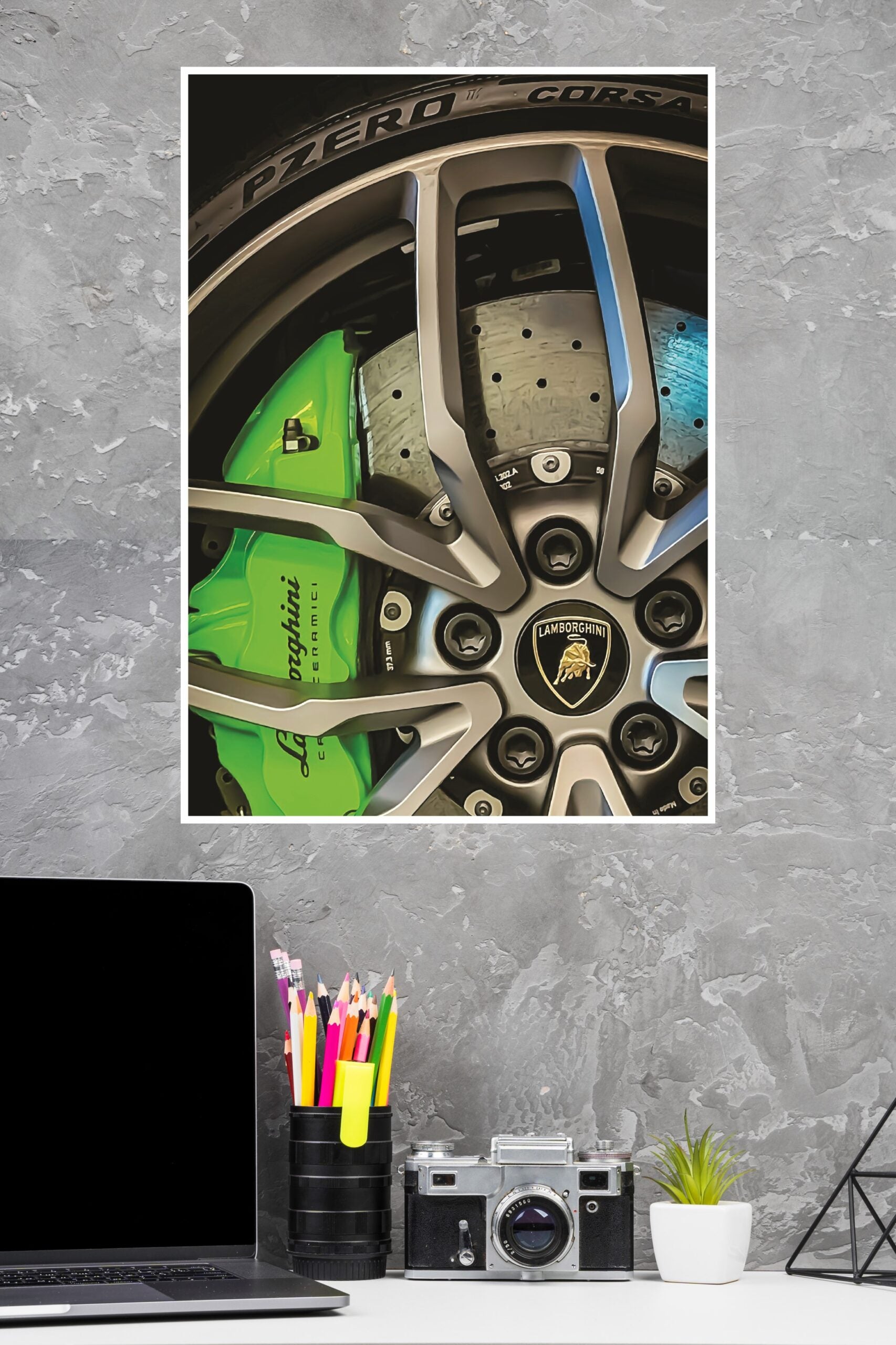 Lamborghini Alloy Wheel Poster | Cars Posters