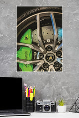 Lamborghini Alloy Wheel Poster | Cars Posters