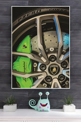 Lamborghini Alloy Wheel Poster | Cars Posters