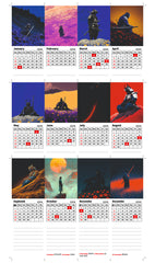 Last Samurai Standing Premium Table Desk Calendar