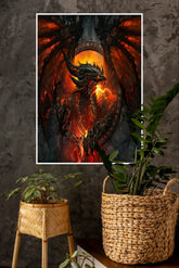 Lava Monster Mighty Dragon Poster | Darkness Posters