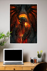 Lava Monster Mighty Dragon Poster | Darkness Posters