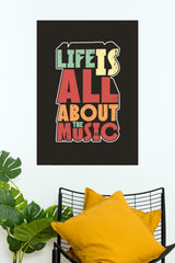 Life All About The Music | Music Posters