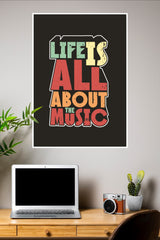 Life All About The Music | Music Posters