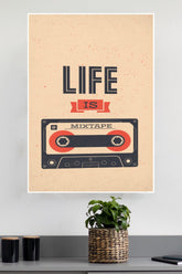 Life is Music Tape Poster | Music Posters