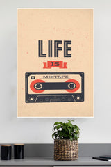 Life is Music Tape Poster | Music Posters