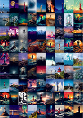 Legendry Hollywood Movie Wall Collage Kit - A4 Size Wall Posters Set