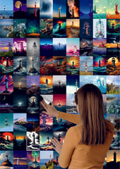 Legendry Hollywood Movie Wall Collage Kit - A4 Size Wall Posters Set