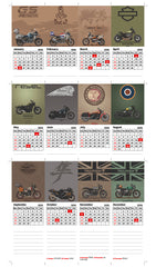 Limitless DREAM BIKE Premium Table Desk Calendar