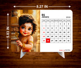 Little Cute Krishn Premium Table Desk Calendar