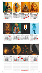 Lord Hanuman Premium Table Desk Calendar
