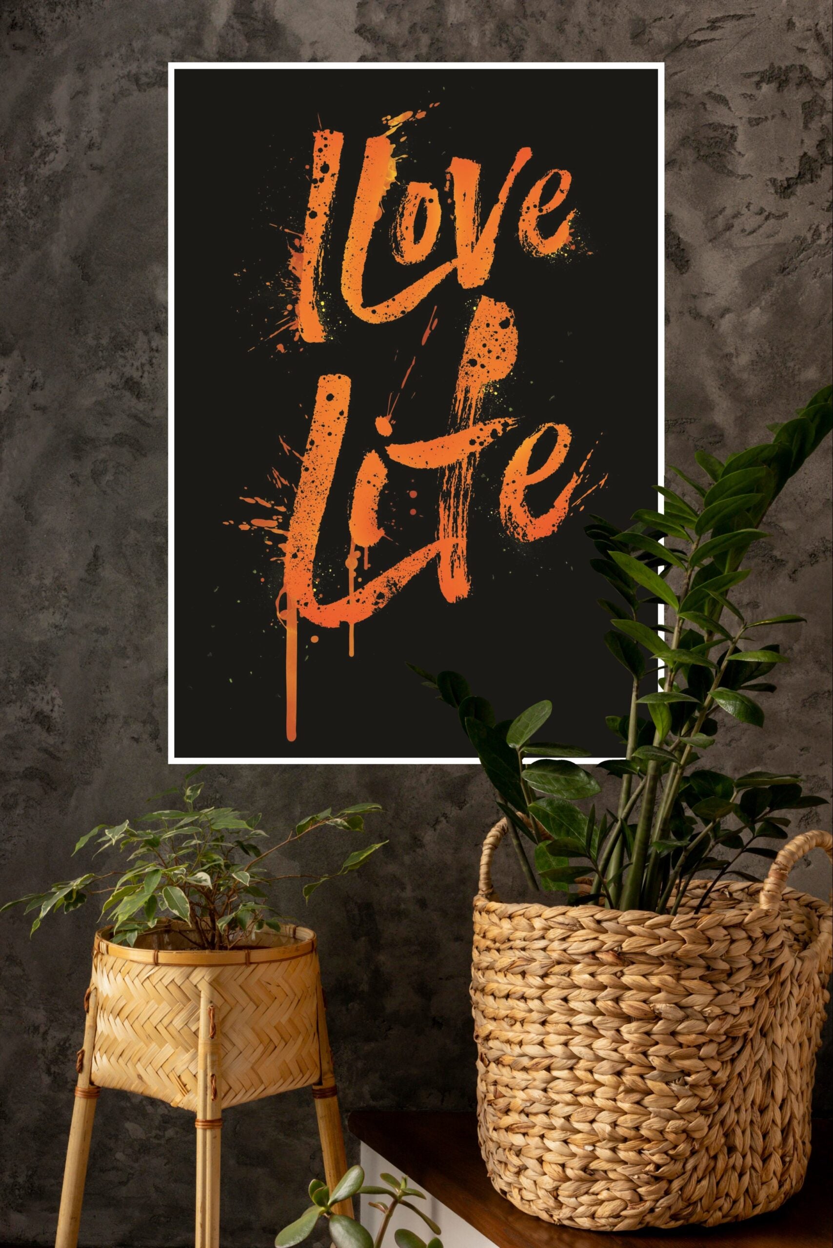 Love Life Poster | Gym and Motivational Quotes Posters
