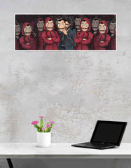 MONEY HEIST TEAM ILLUSTRATIO NEO POSTER | Big Infinity Poster