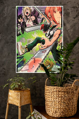 Manga Series Chainsaw Man Poster | Anime Posters