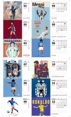 Maradona 10 Golden Boot Hero Premium Table Desk Calendar