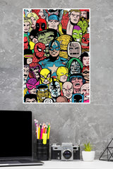 Marvel Entertainment Movie Poster | Marvel Poster | Superhero Posters