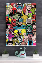 Marvel Entertainment Movie Poster | Marvel Poster | Superhero Posters