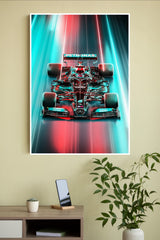 Mercedes AMG Petronas F1 Formula 1 Car Poster | Formula 1 Posters