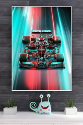 Mercedes AMG Petronas F1 Formula 1 Car Poster | Formula 1 Posters