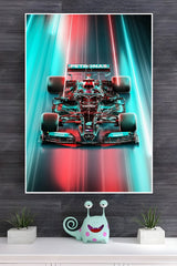 Mercedes AMG Petronas F1 Formula 1 Car Poster | Formula 1 Posters