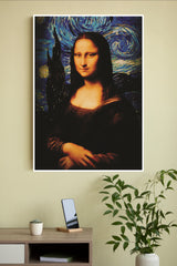 Mona Lisa Poster | Moon Light Sky Posters