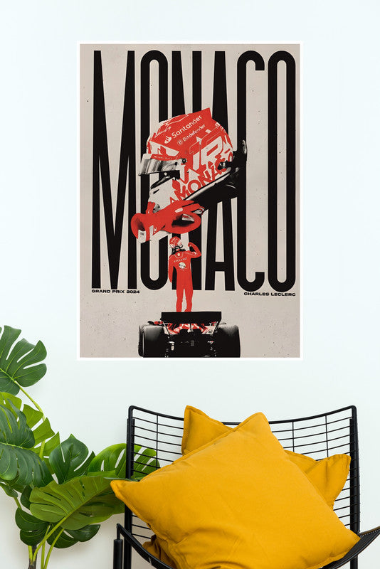 Monaco Grand Poster | formula 1 Posters | Car Posters