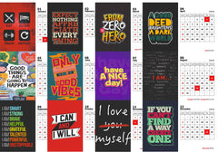 Motivational Quotes for Success Premium Table Desk Calendar