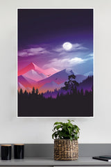 Mountain Cartoon Photos Poster | CIty Posters