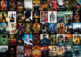 Legendry Movies Wall Collage Kit - A4 Size Wall Posters Set