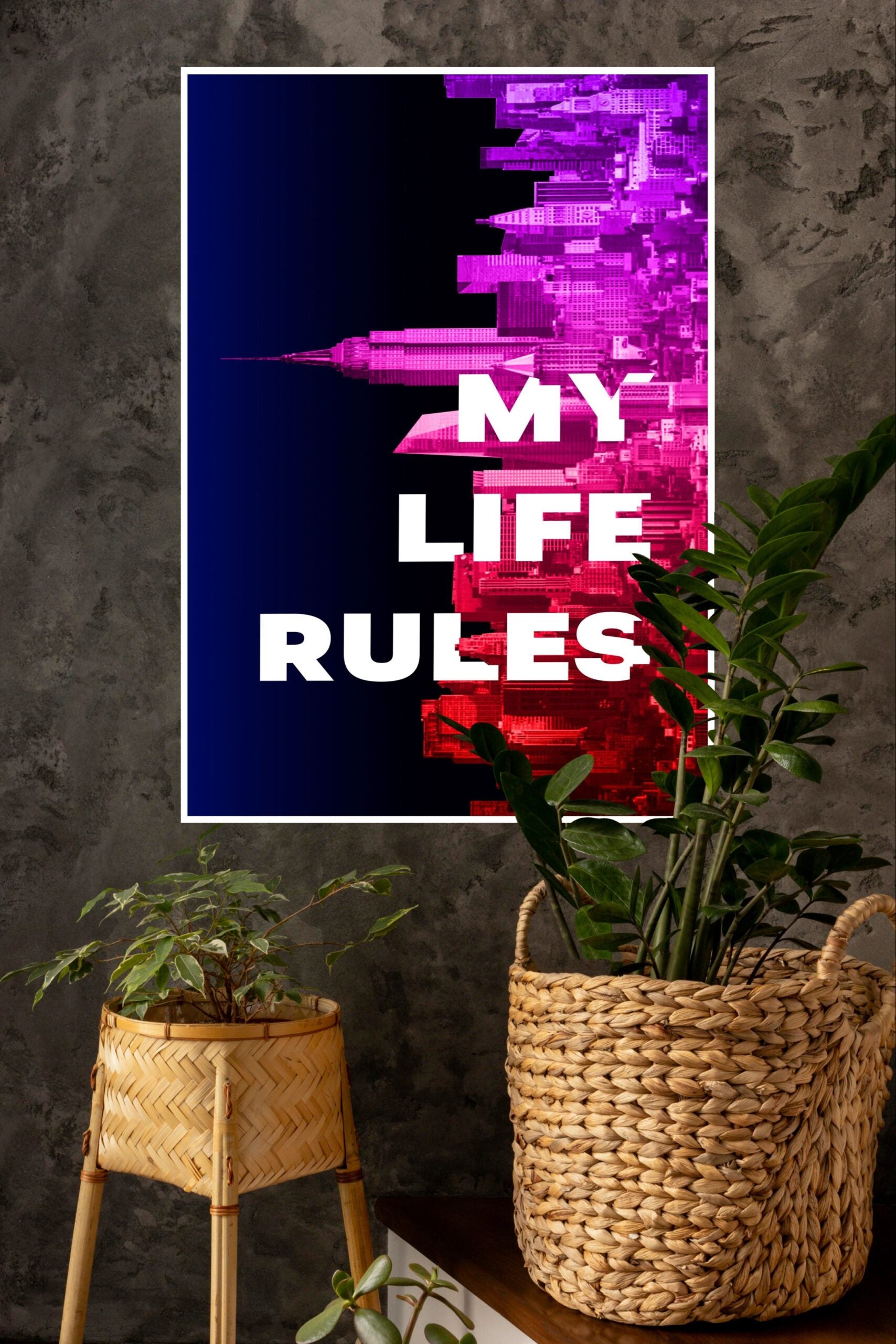 My Life Rules | Gym and Motivational Quotes Posters