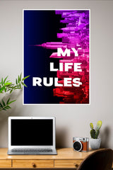 My Life Rules | Gym and Motivational Quotes Posters