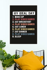 My Perfect Day Poster | Gym and Motivational Quotes Posters