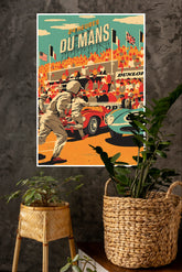 1960's LeMans 24Hours Racing Poster | Animated Movies Posters