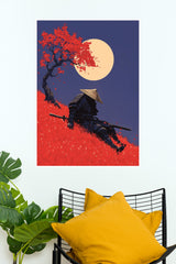Armor of Solitude Poster | Samurai Warrior Poster