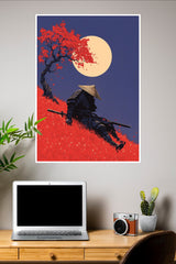 Armor of Solitude Poster | Samurai Warrior Poster