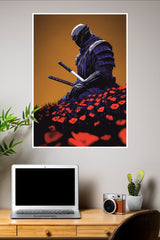 Ashes and Armor Poster | Samurai Warrior Poster