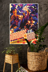 A super powered pilot in a red and blue suit Poster | Marvel Posters
