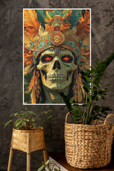 Aztec Death God Poster | Darkness Posters