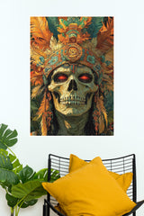 Aztec Death God Poster | Darkness Posters