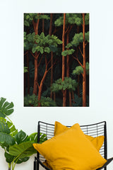 Blissful Forest Poster | The Green World Poster