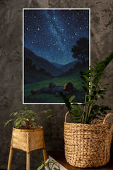 Blooming Fields Poster | The Green World Poster