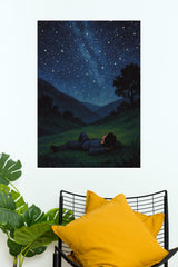 Blooming Fields Poster | The Green World Poster